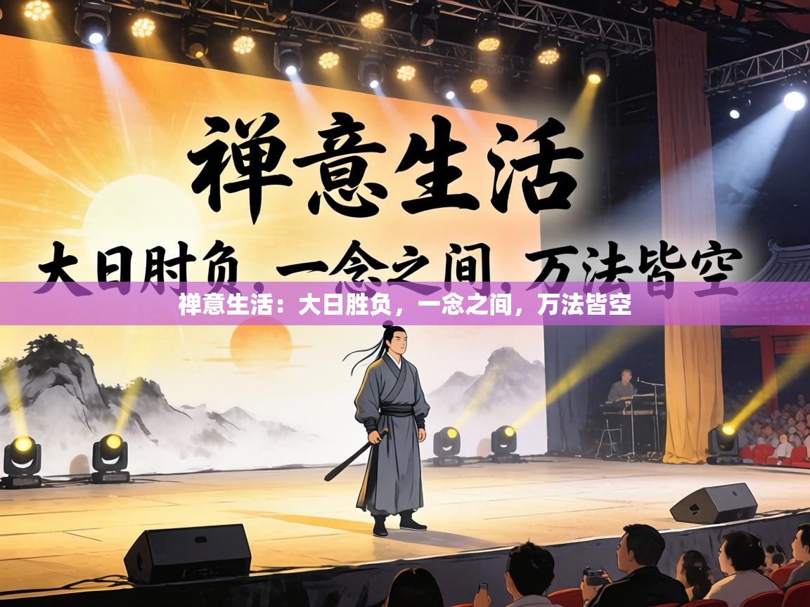 禅意生活：大日胜负，一念之间，万法皆空  第2张